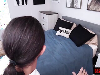 Reina Rae's Tight Pussy Drilled By Stepdad